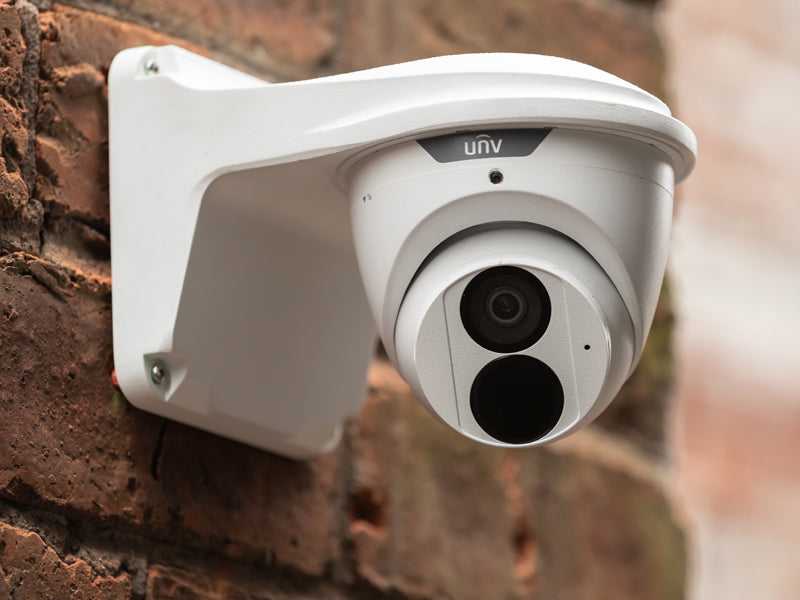 UNV 5MP 2.8MM AI Lighthunter IP Turret CCTV Camera + Mic