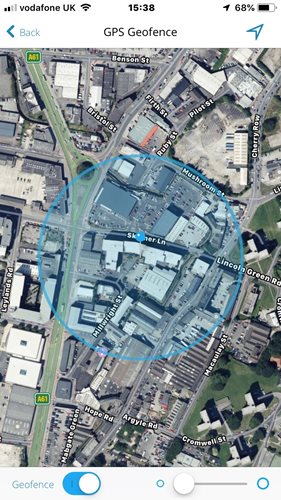 Geofencing with AJAX