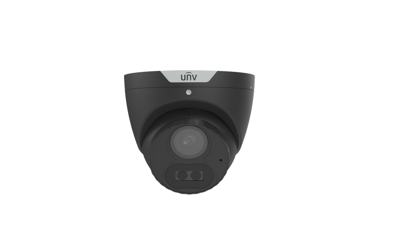 UNV 2MP IR camera with AOC and MIC, half metal
