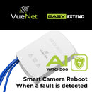 VueNet EasyExtend 2 Port - External PoE Powered Range Extender +130M