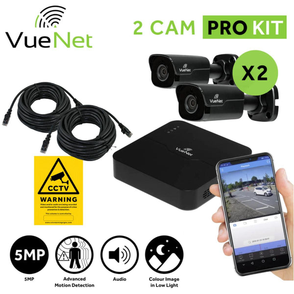 VueNet 2 Camera Fixed Audio Bullet Kit