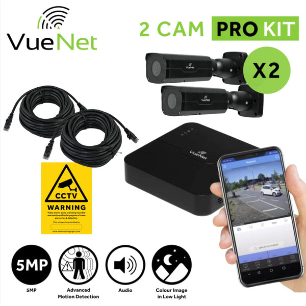 VueNet 2 Camera Varifocal Pro Bullet Kit