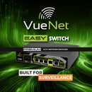 VueNet EasySwitch PRO 4 Port - 1000mbps PoE Network Switch
