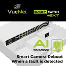 VueNet EasySwitch External 8 Port - PoE Network Switch
