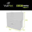 VueNet EasySwitch External 8 Port - PoE Network Switch