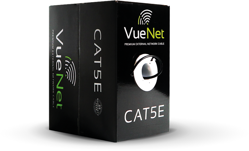 VueNet Premium CAT5E Pure Copper CCTV Cable