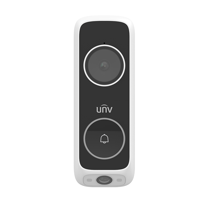 UNV Doorbell + PSU - Dual Camera Video with Chime + 2amp 24V AC Power Supply