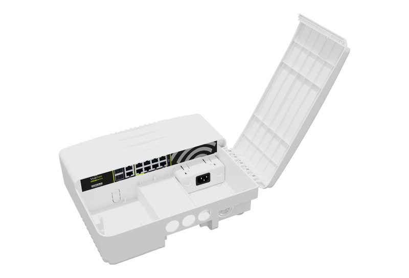 VueNet EasySwitch External 8 Port - PoE Network Switch
