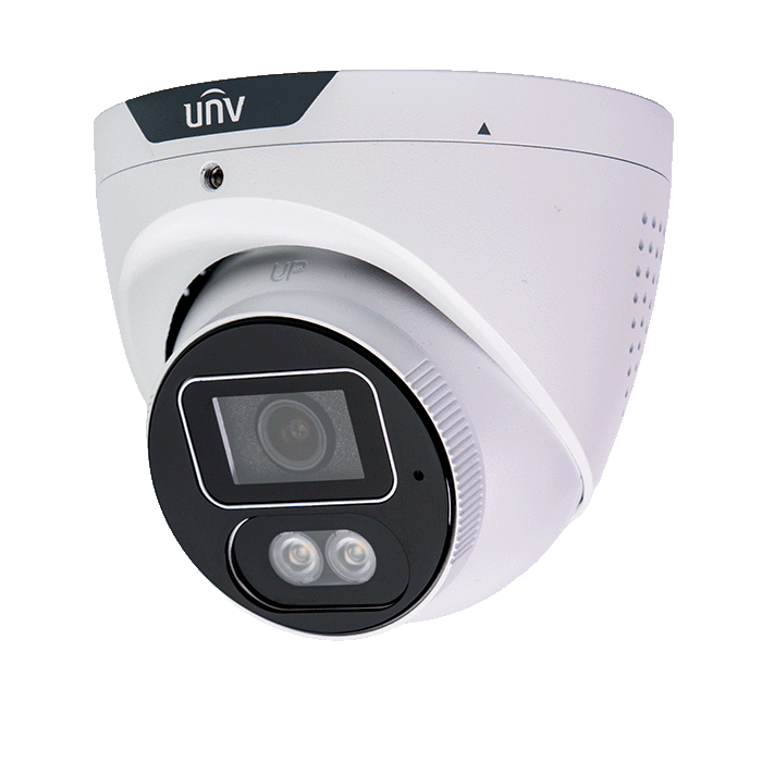 UNV Tri-Guard 1+ Turret - 8MP Dual-light Camera with Wise ISP (Next Gen Tri-Guard 1)