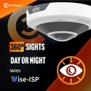UNV OmniView Fisheye Dome (6MP/360° Range) with Wise ISP