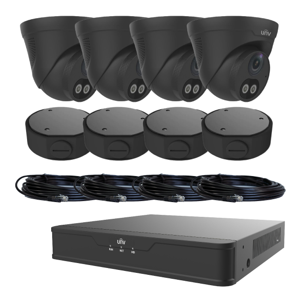 PRO direct - Network Surveillance Kit - 4/8 Camera UNV system