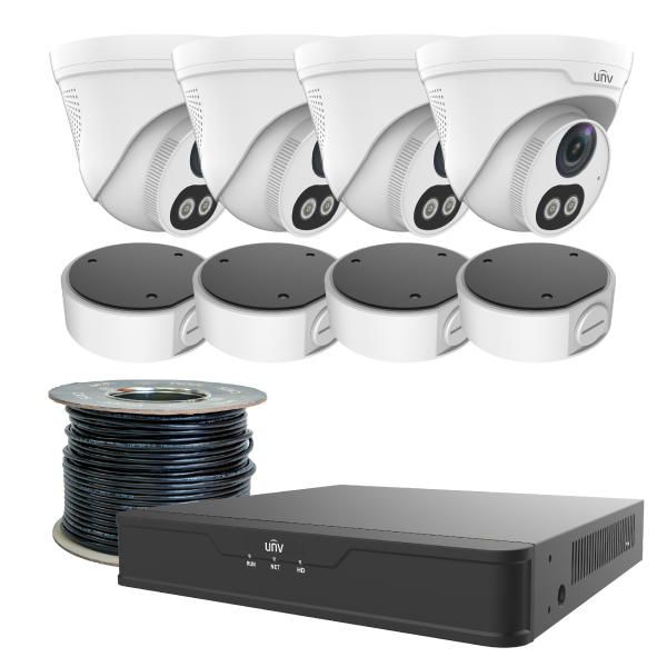 PRO direct - Network Surveillance Kit - 4/8 Camera UNV system