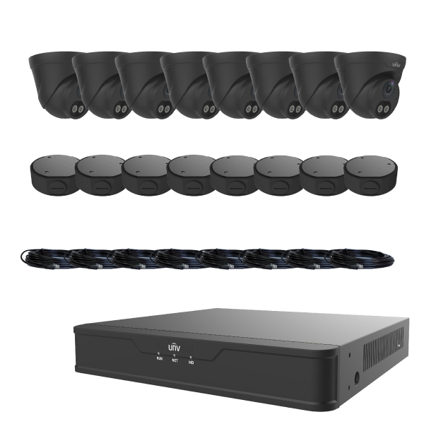 PRO direct - Network Surveillance Kit - 4/8 Camera UNV system