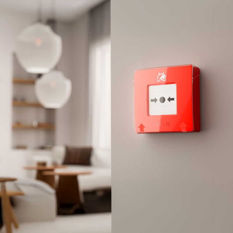 AJAX ManualCallPont (Red) Jeweller