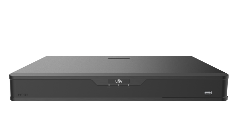 UNV Recorder - 16 Channel NVR - 4K | Essential [NVR302-16B-P16-IQ]