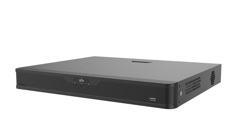 UNV Recorder - 16 Channel NVR - 4K | Essential [NVR302-16B-P16-IQ]
