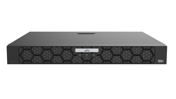 UNV Recorder - 16 Channel NVR - AI, 4K, 2 HDD | PRO IQ [NVR502-16B-P16-IQ]