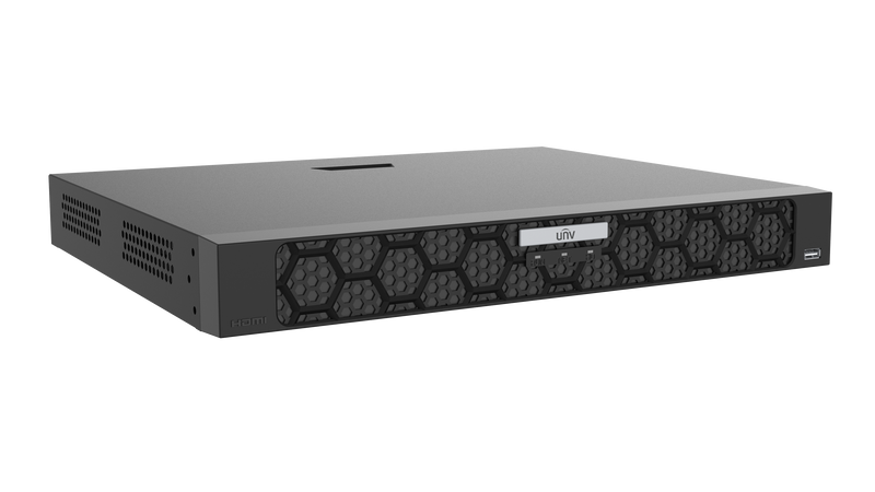 UNV Recorder - 16 Channel NVR - AI, 4K, 2 HDD | PRO IQ [NVR502-16B-P16-IQ]