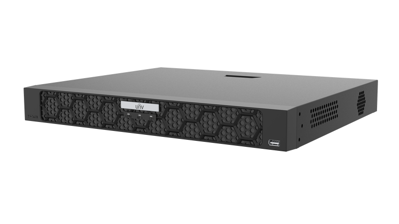 UNV Recorder - 16 Channel NVR - AI, 4K, 2 HDD | PRO IQ [NVR502-16B-P16-IQ]