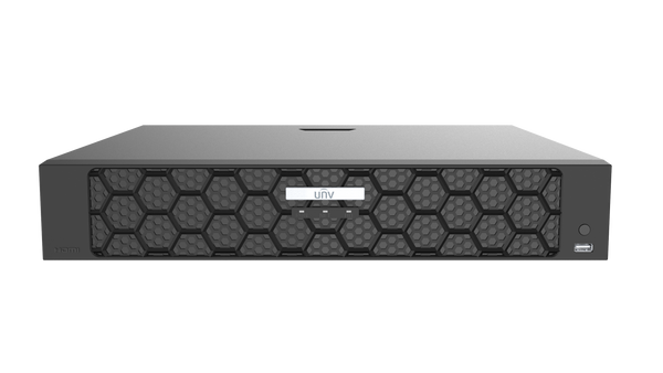 UNV Recorder - 32 Channel NVR  - 16 PoE, AI, 4K, 4 HDD | PRO IQ [NVR504-32B-P16-IQ]