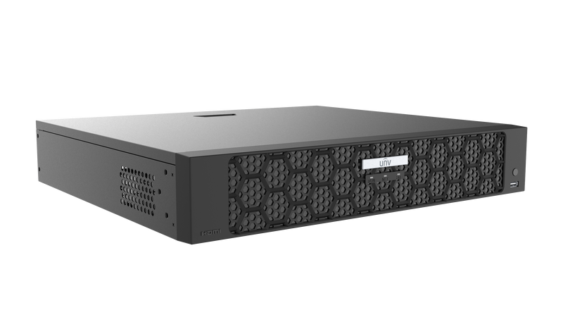 UNV Recorder - 32 Channel NVR  - 16 PoE, AI, 4K, 4 HDD | PRO IQ [NVR504-32B-P16-IQ]