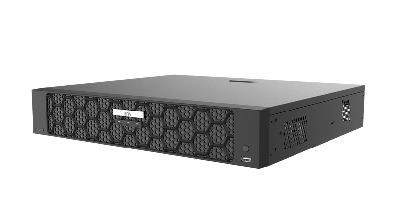 UNV Recorder - 32 Channel NVR  - 16 PoE, AI, 4K, 4 HDD | PRO IQ [NVR504-32B-P16-IQ]