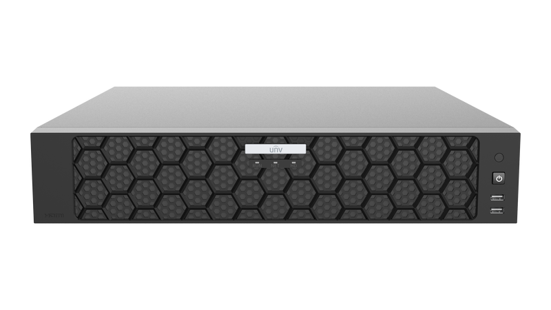 UNV Recorder - 64 Channel NVR - Non PoE, 8 HDD, Dual Network | Enterprise [NVR508-64B]