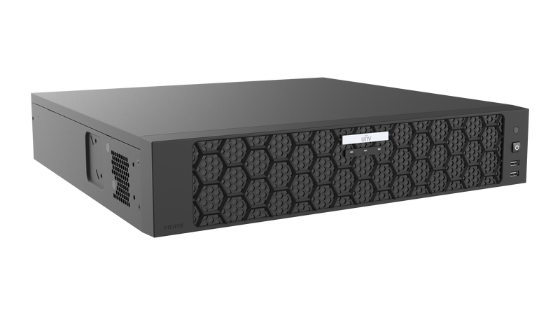 UNV Recorder - 64 Channel NVR - Non PoE, 8 HDD, Dual Network | Enterprise [NVR508-64B]