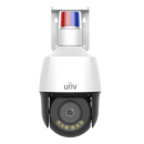 UNV OwlView PTZ Camera (4MP) with SIP, Wise-ISP, and Audio & Light Alarms