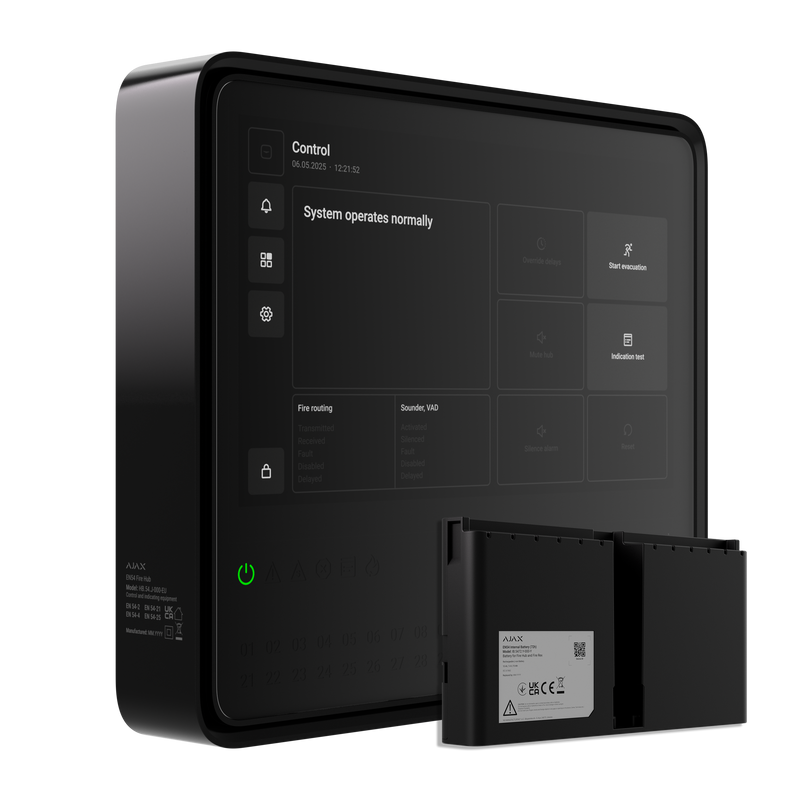 AJAX EN54 Fire Hub Jeweller