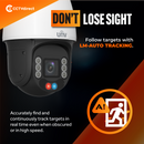 UNV Auto-Track PTZ (8MP) with Tri-Guard OwlView and Smart Dual Light