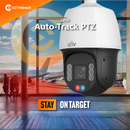 UNV Auto-Track PTZ (8MP) with Tri-Guard OwlView and Smart Dual Light