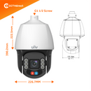 UNV Auto-Track PTZ (8MP) with Tri-Guard OwlView and Smart Dual Light