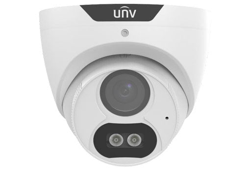 UNV 5MP full color camera with AOC and MIC, half metal