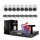 UNV Smart Detterent Kit | 8 Tri-Guard 1.0 Turret Cameras (4MP)