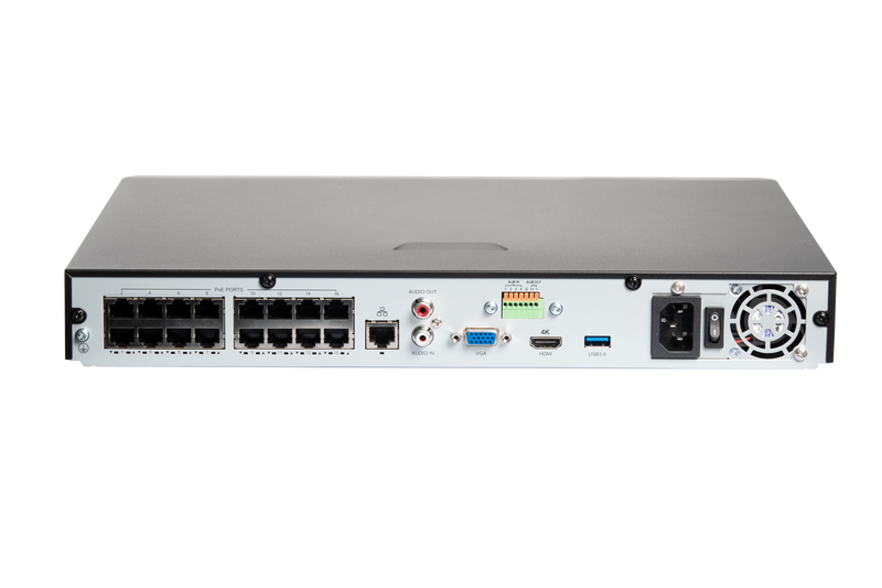 UNV Recorder - 16 Channel NVR - 4K | Essential [NVR302-16B-P16-IQ]