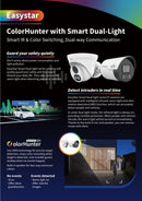 UNV Dual Light Turret - 4MP Camera with Smart Infrared and White Light Technology