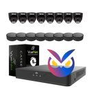 UNV Night Vision Kit | 8 OwlView Turret Cameras (4MP)