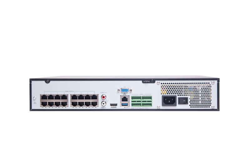 UNV Recorder - 32 Channel NVR - 16 PoE | Essential [NVR304-32B-P16-IQ]