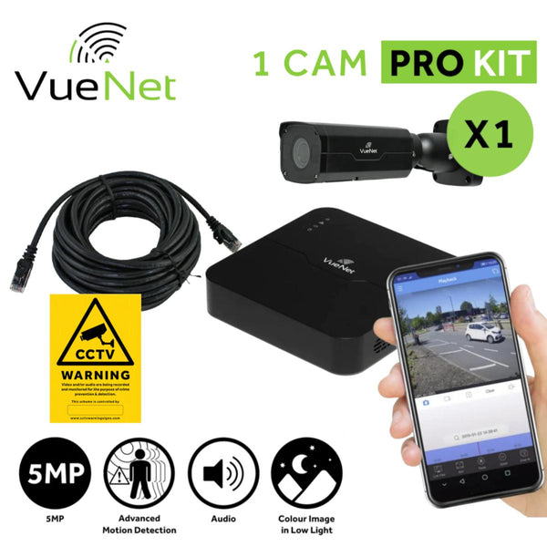 VueNet 1 Camera Pro Varifocal Bullet Kit