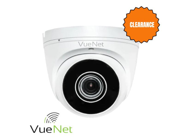 VueNet 5MP 2.7-13.5MM Autofocus StarLight IP Turret CCTV Camera Mic