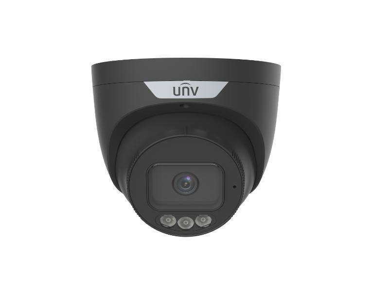 UNV AI Active Detterrence 8MP 2.8mm Fixed Turret With Built In Microphone and Speaker