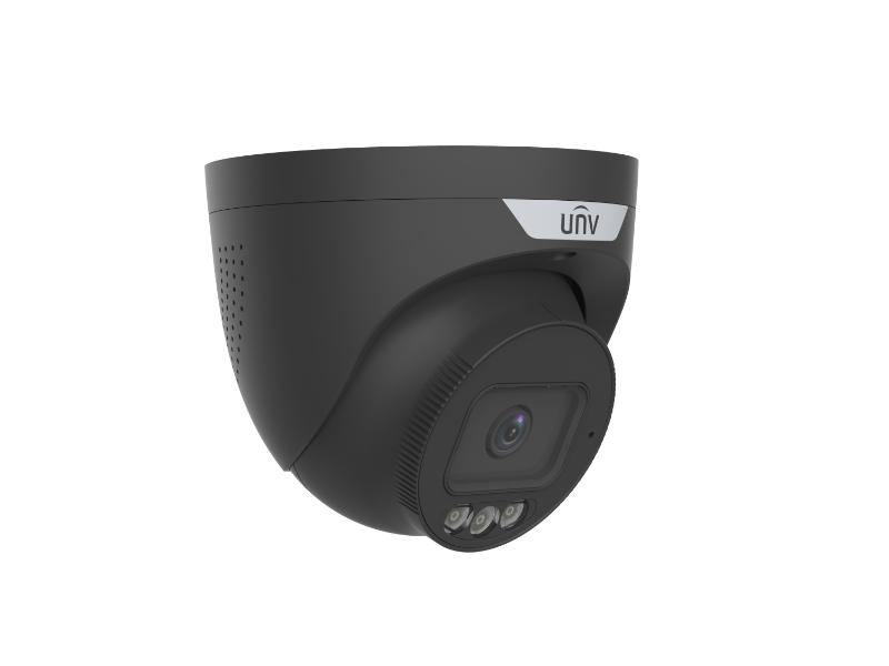 UNV AI Active Detterrence 5MP 2.8mm Fixed Turret With Built In Microphone and Speaker