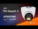 UNV Tri-Guard 1.0+ Turret Camera (4MP) - Dual-light with Wise-ISP (Next Gen Triguard 1)