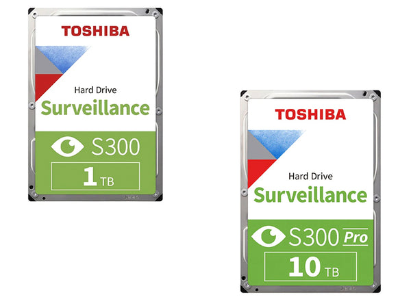 Toshiba S300 PRO 1 - 10TB CCTV Surveillance Hard Drive For Recorders