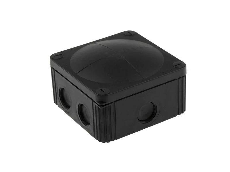 Medium Black Weatherproof Junction Box