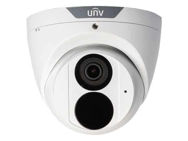 UNV AI 5MP Lighthunter 4MM Fixed IP IR Turret With Built In Microphone