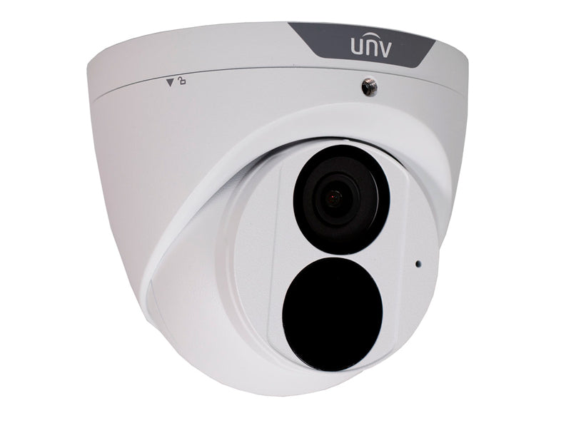 UNV AI 5MP Lighthunter 4MM Fixed IP IR Turret With Built In Microphone