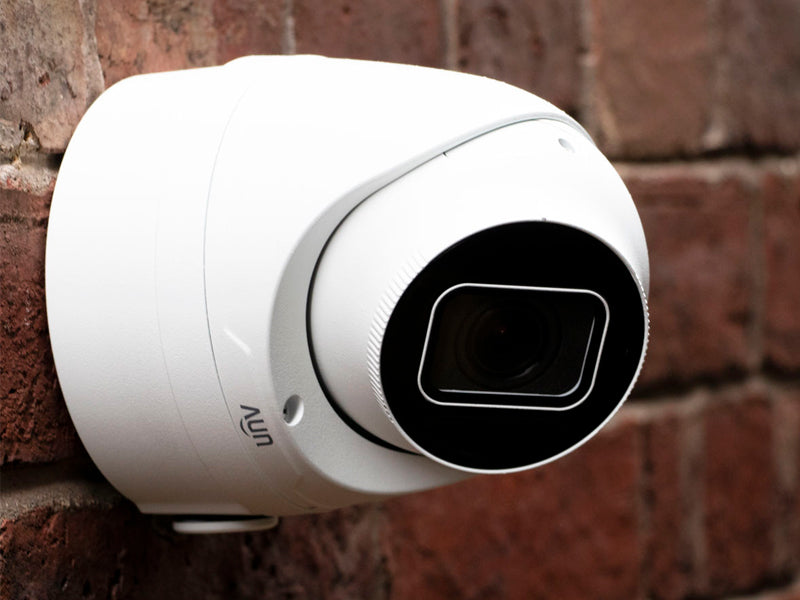 Uniview 5MP 2.7-13.5mm AI Autofocus LightHunter IP Turret CCTV Camera + Mic