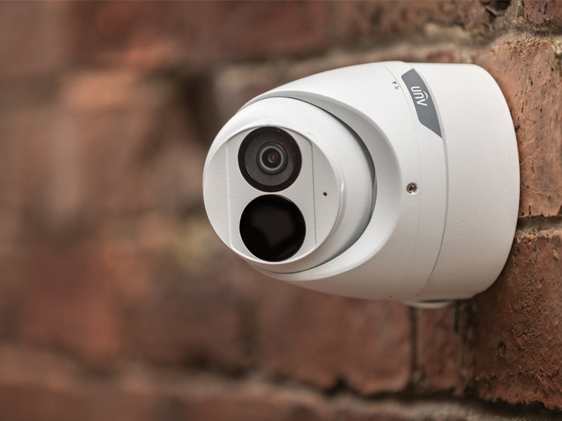 UNV 5MP 2.8MM AI Lighthunter IP Turret CCTV Camera + Mic